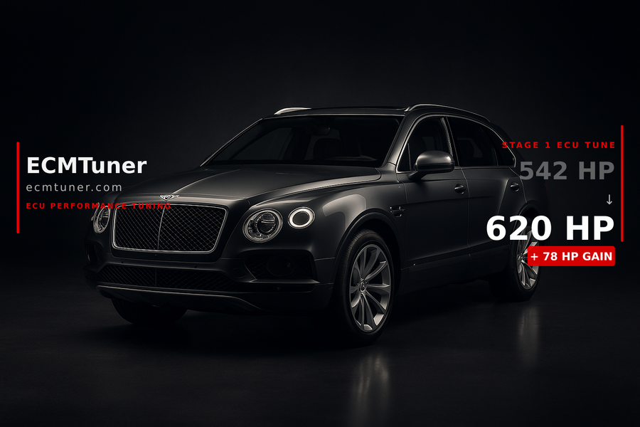 Bentley Bentayga W12 2016 Custom ECU Tune