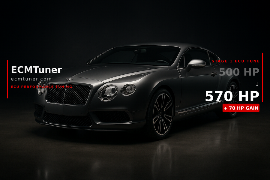 Bentley GT / S V8 TT 2016 Custom ECU Tune