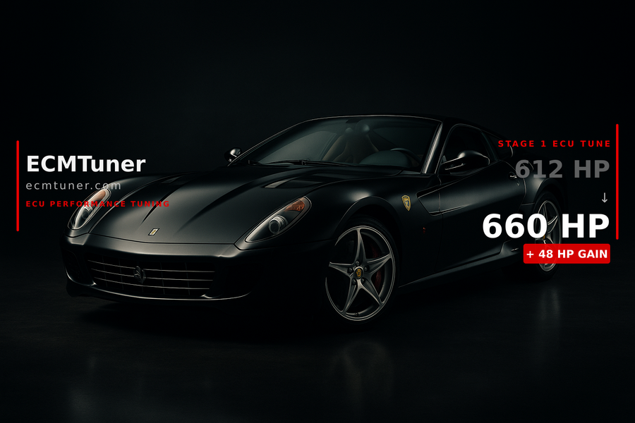 Ferrari 599 GTB 2008 Custom ECU Tune