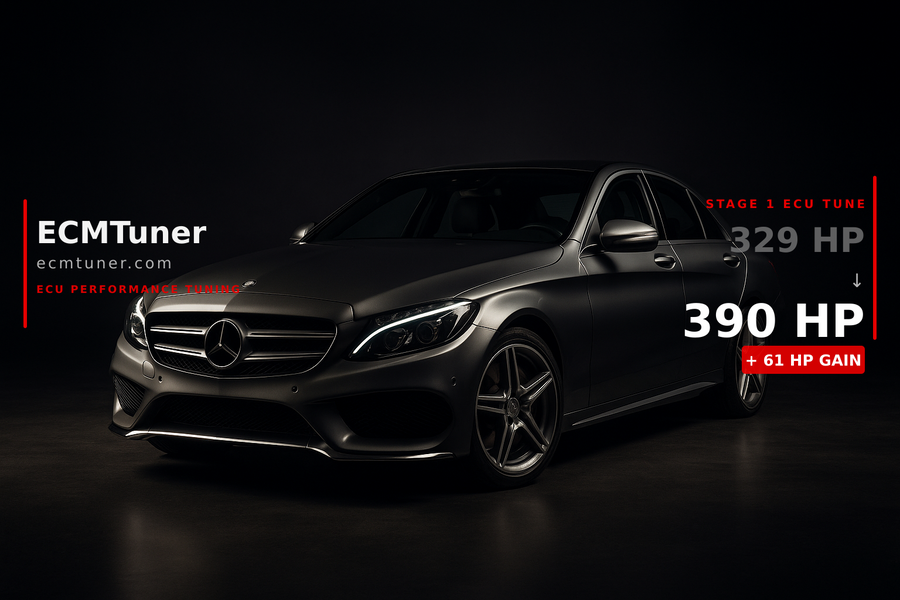 Mercedes C400 4Matic 2015 Custom ECU Tune