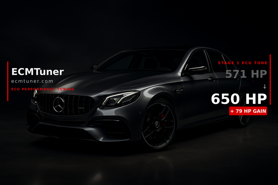 Mercedes E63 RWD Performance Pack 2013 Custom ECU Tune
