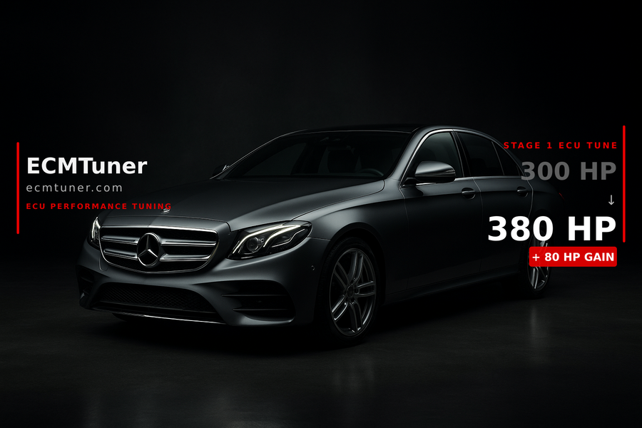 Mercedes E43 AMG 2016 Custom ECU Tune